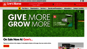 What Gowshomehardware.ca website looked like in 2019 (4 years ago)