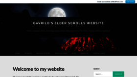 What Gavrilomods.wordpress.com website looked like in 2019 (4 years ago)