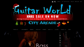 What Guitarworldcityarcade.com.au website looked like in 2019 (4 years ago)