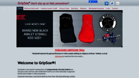 What Gripsox.com website looked like in 2019 (4 years ago)