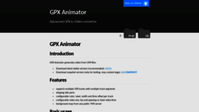 What Gpx-animator.app website looked like in 2019 (4 years ago)