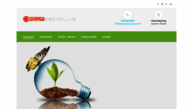 What Grouprecycling.com website looked like in 2019 (4 years ago)