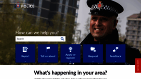What Gmp.police.uk website looked like in 2019 (6 years ago)