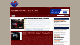 What Gobernantes.com website looked like in 2019 (4 years ago)