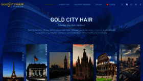 What Goldcityhair.com website looked like in 2019 (4 years ago)