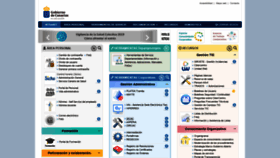 What Gobiernodecanarias.net website looked like in 2019 (4 years ago)