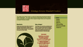 What Ginkgogrove.org website looked like in 2019 (4 years ago)