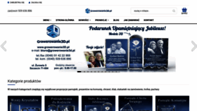 What Grawerowanie3d.pl website looked like in 2019 (6 years ago)
