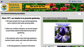 What Garden.org website looked like in 2019 (4 years ago)