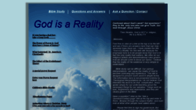 What Godisareality.com website looked like in 2019 (4 years ago)