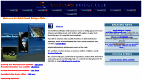 What Goldcoastbridgeclub.com website looked like in 2019 (4 years ago)