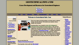 What Geotechnicalinfo.com website looked like in 2019 (4 years ago)