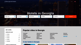 What Georgia-all-hotels.com website looked like in 2019 (4 years ago)