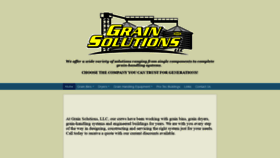 What Grainsolutionsllc.com website looked like in 2019 (4 years ago)