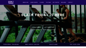 What Gym-tonic.net website looked like in 2019 (4 years ago)