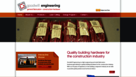 What Goodwillengineering.com.au website looked like in 2019 (4 years ago)