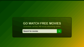 What Gowatchfreemovies.com website looked like in 2019 (4 years ago)