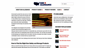 What Gunallegiance.com website looked like in 2019 (4 years ago)
