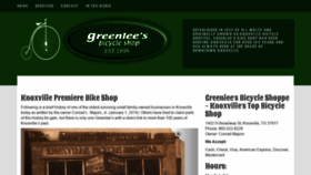 What Greenleesbikeshoppe.com website looked like in 2019 (4 years ago)