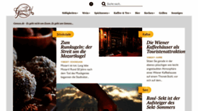 What Genuss.de website looked like in 2019 (4 years ago)