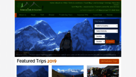 What Gotohimalaya.com website looked like in 2019 (4 years ago)