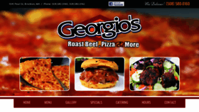 What Georgiosroastbeefandpizza.com website looked like in 2019 (4 years ago)