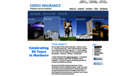What Gershinsurance.com website looked like in 2019 (4 years ago)