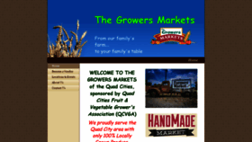 What Growersmarkets.com website looked like in 2019 (4 years ago)