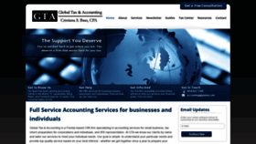 What Globaltaxandaccounting.com website looked like in 2019 (4 years ago)