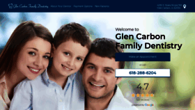 What Glencarbonfamilydentistry.com website looked like in 2019 (4 years ago)