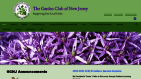 What Gardenclubofnewjersey.com website looked like in 2019 (4 years ago)