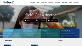 What Getdoc.com website looked like in 2019 (4 years ago)