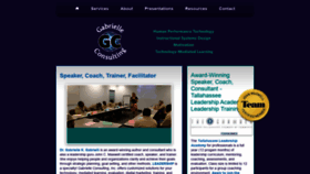 What Gabrielleconsulting.com website looked like in 2019 (4 years ago)