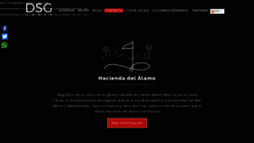 What Golfhaciendadelalamo.com website looked like in 2019 (4 years ago)