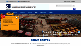 What Gaotondrillings.com website looked like in 2019 (4 years ago)