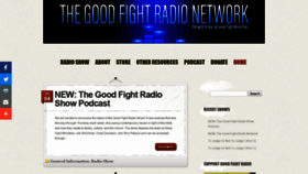 What Goodfightradio.org website looked like in 2019 (4 years ago)