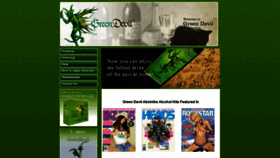 What Greendevil.com website looked like in 2019 (4 years ago)