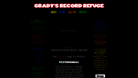 What Gradysrecordrefuge.com website looked like in 2019 (4 years ago)