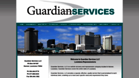 What Guardianservices.us website looked like in 2019 (4 years ago)