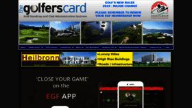 What Golferscard.ae website looked like in 2019 (4 years ago)