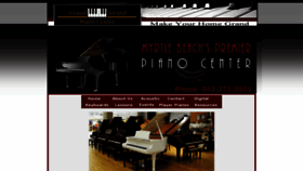 What Grandstrandpianocenter.com website looked like in 2019 (4 years ago)