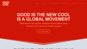 What Goodisthenewcool.org website looked like in 2019 (4 years ago)