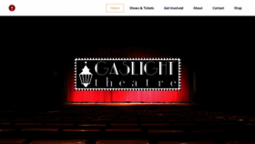 What Gaslighttheatre.org website looked like in 2019 (4 years ago)
