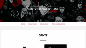 What Gantzmanga.com website looked like in 2019 (4 years ago)