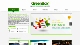What Green-box.fr website looked like in 2019 (4 years ago)