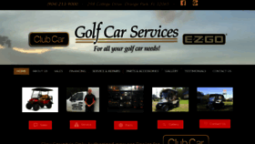 What Golfcarservices.com website looked like in 2019 (5 years ago)