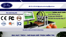 What Giahuytech.com website looked like in 2019 (4 years ago)