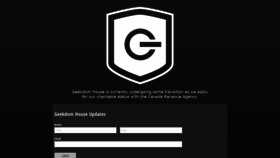 What Geekdomhouse.com website looked like in 2019 (4 years ago)