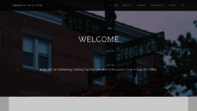 What Greenwichcarsandcoffee.com website looked like in 2019 (4 years ago)