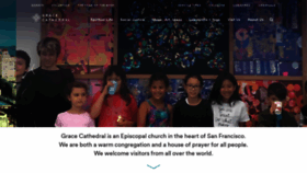 What Gracecathedral.org website looked like in 2019 (4 years ago)
